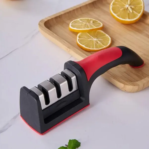 Точилка для ножів Sharpener 3 в 1 ручна — фото 3