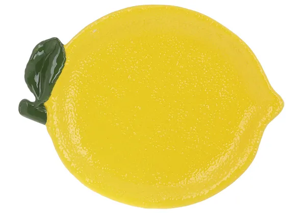 Тарілка керамічна Lemon 30*18 см жовтий 928-054