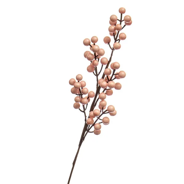 Гілка декоративна (44 см) з ягодами Рожева (5000-002/PINK)