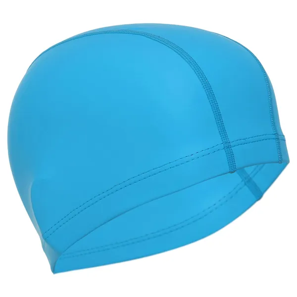 Шапочка для плавання текстильна з покриттям PU для дорослих SP-Sport PU-1BB блакитний