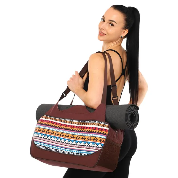 Сумка для йоги KINDFOLK Yoga bag SP-Sport FI-8366-1 Коричневий