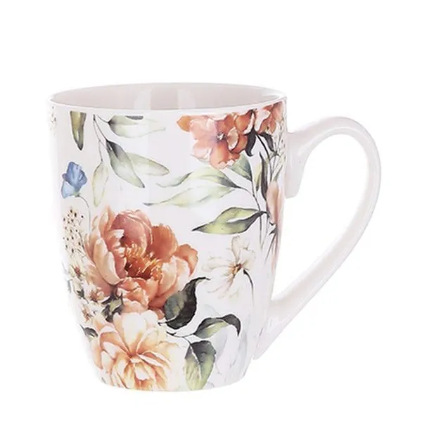 Набір кухлів (4 шт) порцелянових Floral 425 мл 311-102-2