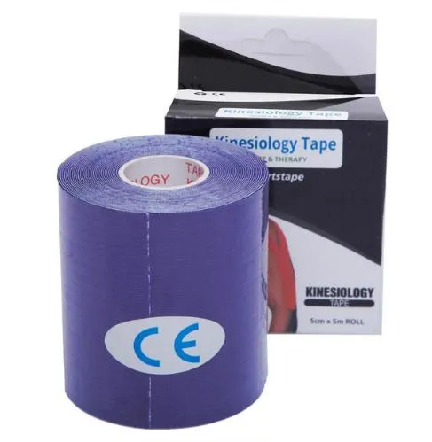 Кінезіо тейп (Kinesio tape) SP-Sport BC-0474-7_5 розмір 7,5смх5м Синій