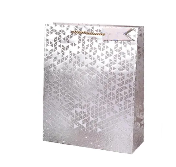 Пакет подарунковий паперовий 3 шт S "Shine" 18*23*10см R98394-S Білий