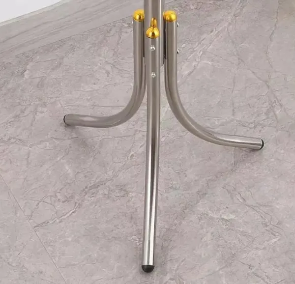 Підлогова вішалка для одягу Coat Rack (тринога), 16 гачків, металева Синя — фото 4