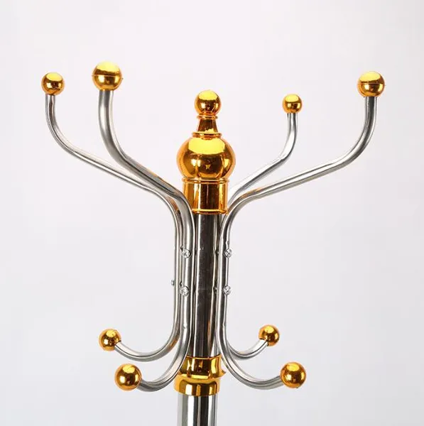 Підлогова вішалка для одягу Coat Rack (тринога), 16 гачків, металева Синя — фото 5