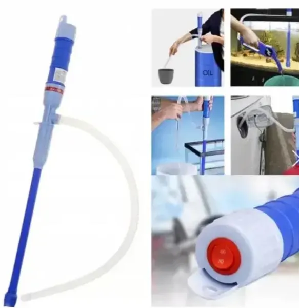 Сифон (насос) переливний автоматичний Pump KIt на батарейках для браги, вина, пива, води, олії, бензину — фото 2