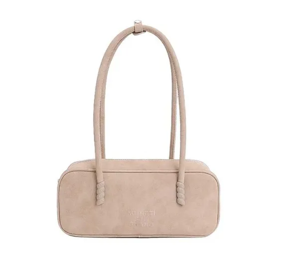 Жіноча сумка багет з екошкіри M17255-3 Beige