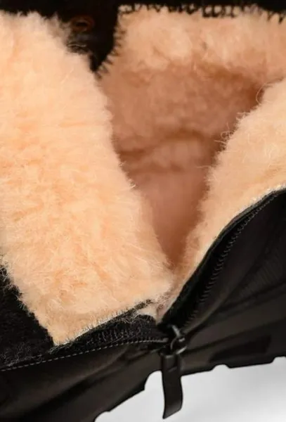 Черевики підліткові зимові 389652 Размер 35 Чорні — фото 3