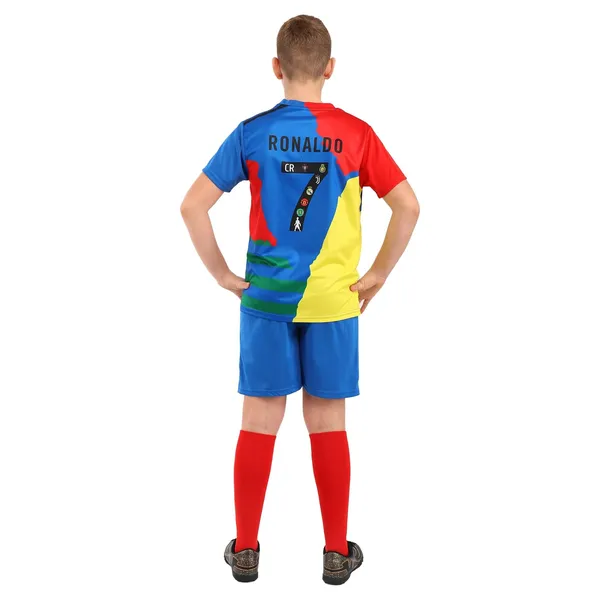 Форма футбольна дитяча RONALDO 7 SP-Sport CO-7365 розмір 20 синій — фото 2