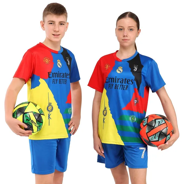 Форма футбольна дитяча RONALDO 7 SP-Sport CO-7365 розмір 20 синій — фото 3