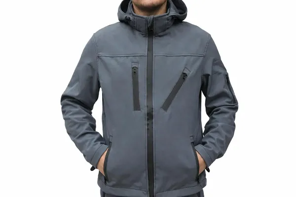 Костюм Soft Shell водонепроникний, утеплений 48р. (ML-42 Grey) — фото 4