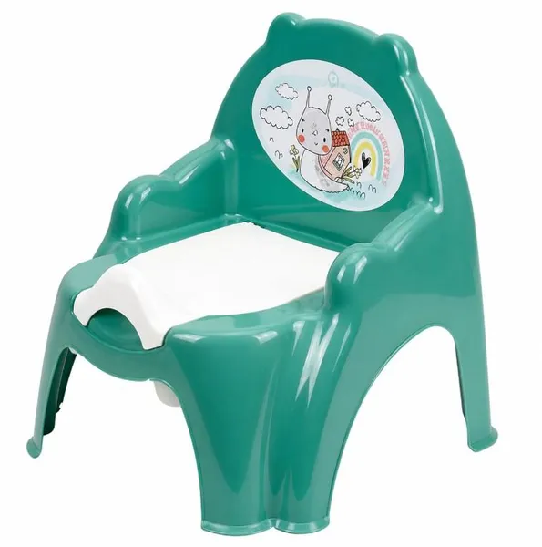 Дитячий горщик Technok Toys 1294 зі знімним контейнером, 34,5×33,5×30 см Зелений