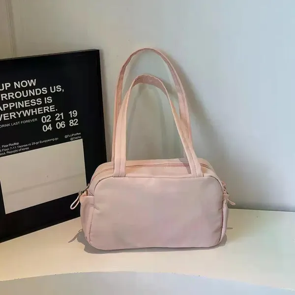 Сумка велика містка жіноча на плече рожева (w9464-1)