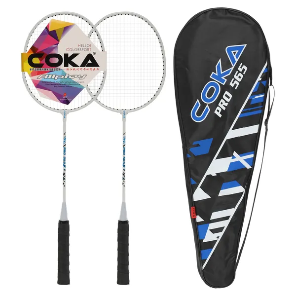Набір для бадмінтону в чохлі COKA PRO-565 White