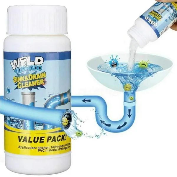 Очисник для мийки та зливу WILD Tornado Sink & Drain Cleaner