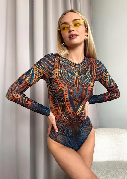 Женский сплошной купальник Arcan с длинными рукавами и SPF 50+, размер L