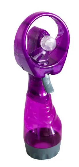Вентилятор ручний Water Spray Fan зі зволожувачем Фіолетовий