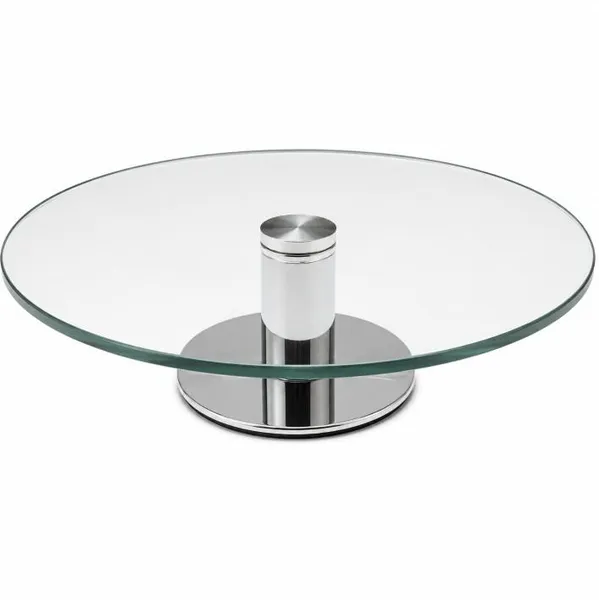 Підставка для торта скляна обертова Stenson, Ø30 см, R97283-30