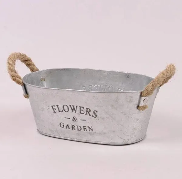 Кашпо металеве Flowers & Garden 37922