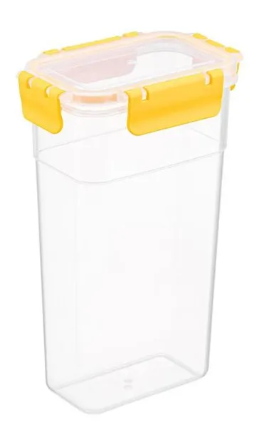 Контейнер високий Idea Home 00968 Clara Box MIX 1,58 л Жовтий (MLM-00968)