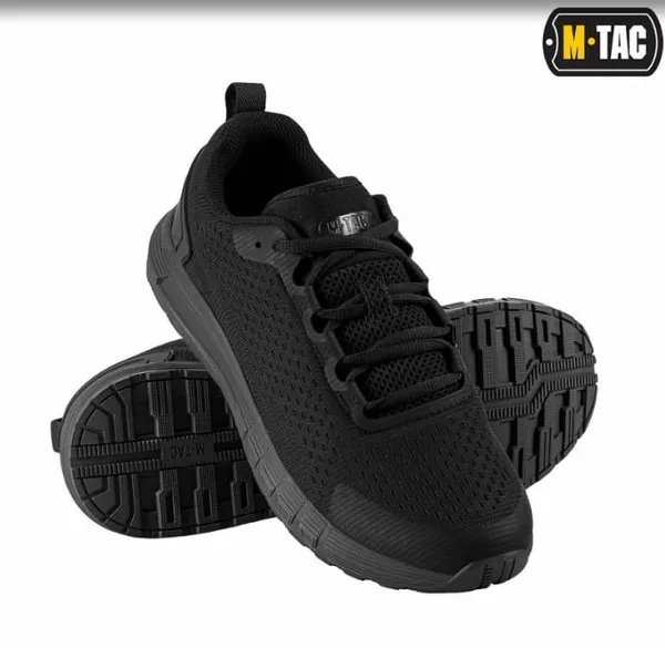 Чоловічі трекінгові кросовки літні M-Tac розмір 44 (28 см) Чорний (Summer Pro Black)