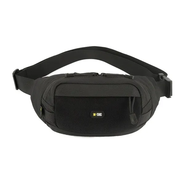 Сумка туристичний через плече на груди M-TAC Waist Bag Black для мультитула,турнікета, документів - сумка на пояс