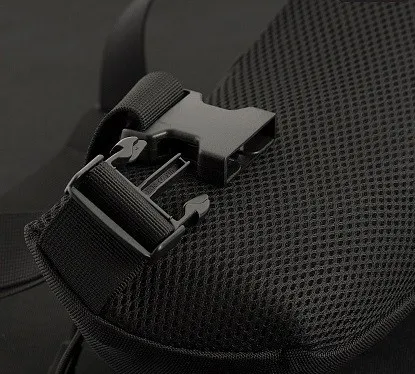 Сумка туристический через плечо на грудь M-TAC Waist Bag Black для мультитула,турникета, документов - сумка на пояс — фото 4
