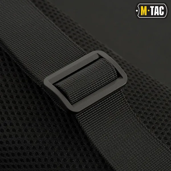 Сумка туристический через плечо на грудь M-TAC Waist Bag Black для мультитула,турникета, документов - сумка на пояс — фото 6