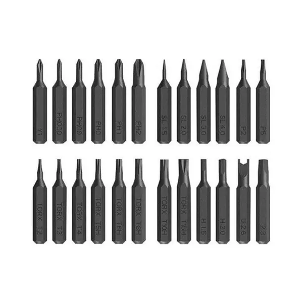 Xiaomi MiJia Mi Precision Screwdriver Kit набор 24 в 1 прецизионных отверток (MJJXLSD002QW) Черный — фото 5