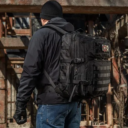 Рюкзак туристичний (20 л) M-Tac Assault Pack Black — фото 2