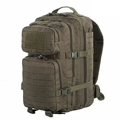 Рюкзак туристичний (36 л) M-Tac Large Assault Pack Laser Cut Olive (Оливковий)
