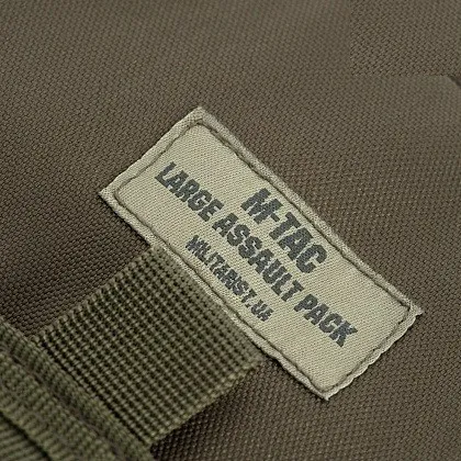 Рюкзак туристичний (36 л) M-Tac Large Assault Pack Laser Cut Olive (Оливковий) — фото 6