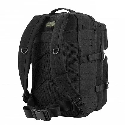 Рюкзак туристичний (36 л) M-Tac Large Assault Pack Laser Cut Black (Чорний) з D-кільцем — фото 3