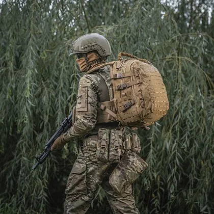 Рюкзак 25 л M-Tac Mission Pack Laser Cut Coyote с местом для гидратора и D-кольцах на плечах — фото 5