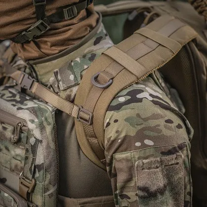 Рюкзак 25 л M-Tac Mission Pack Laser Cut Coyote с местом для гидратора и D-кольцах на плечах — фото 6