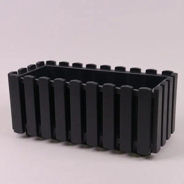 Балконний ящик для квітів 38 см Boardee Fencycase антрацитовий (DDEF400-S433)