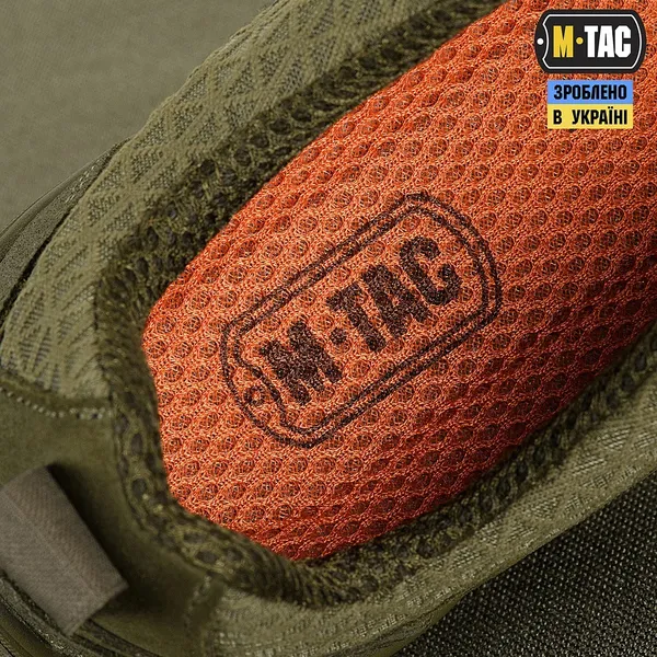 Кросівки трекінгові демісезонні M-Tac Patrol R Vent Olive Розмір 45 (30.5 см) водовідштовхувальні — фото 5