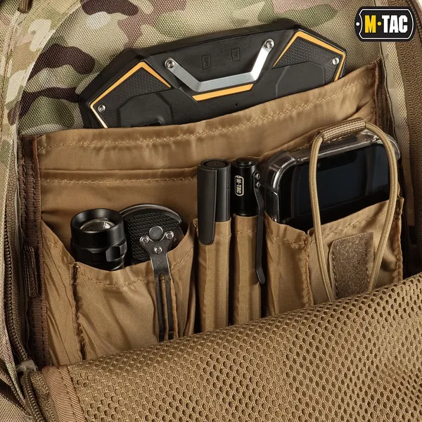 Туристичний рюкзак водонепроникний M-Tac Trooper Pack MC з безліччю відділень та місцем для гідратора — фото 6