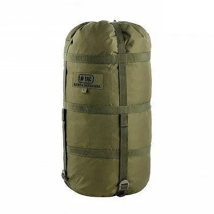 Мішок компресійний M-Tac Large Olive 10324501 (транспортний мішок нейлоновий, чохол для спальника) водовідштовхувальний