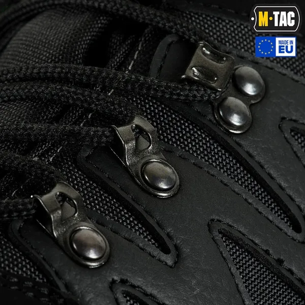 Черевики зимові чоловічі трекінгові берці непромокаючі M-tac UNIC-LOW-R-C-BK Black розмір 42 (27,5 см) високі з утеплювачем — фото 6