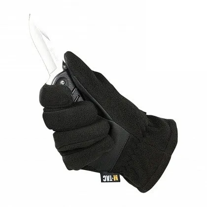 Флісові рукавички з утеплювачем M-Tac Fleece Thinsulate Black Розмір L (23-25 см) (Touch Screen сенсорні) — фото 4