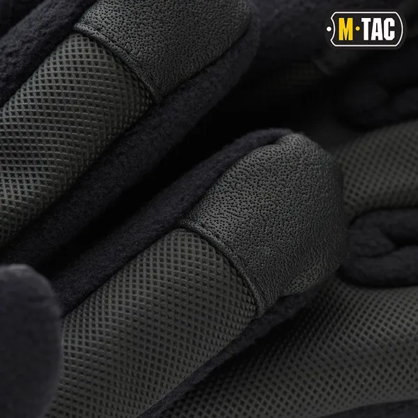 Флісові рукавички з утеплювачем M-Tac Fleece Thinsulate Black Розмір L (23-25 см) (Touch Screen сенсорні) — фото 6