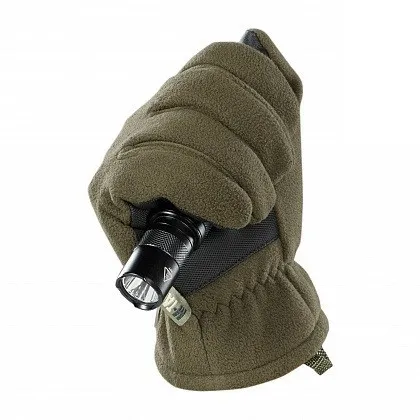 Флісові рукавички з утеплювачем M-Tac Fleece Thinsulate Olive Розмір L (23-25 см) (Touch Screen сенсорні) — фото 4
