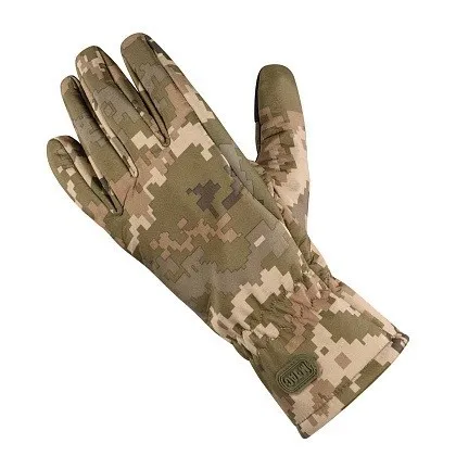 Зимові рукавички сенсорні M-Tac Soft Shell ММ14 (Мультикам) Розмір M — фото 6
