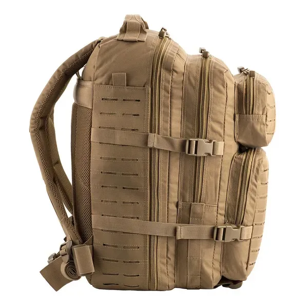 Рюкзак туристичний (36 л) M-Tac Large Assault Pack Laser Cut Tan Coyte (Койот) з D-кільцем — фото 5