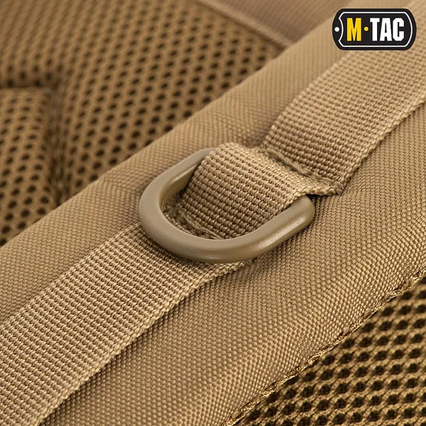 Рюкзак туристичний (36 л) M-Tac Large Assault Pack Laser Cut Tan Coyte (Койот) з D-кільцем — фото 6