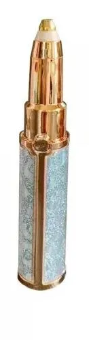 Триммер для бровей 2 в 1, аккумуляторный, с USB-зарядкой и сменной режущей головкой Голубой — фото 2