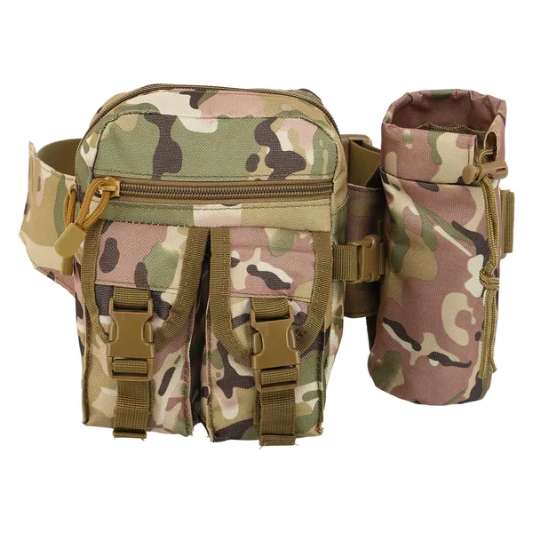 Сумка туристичний на пояс SP-Sport ZK-5512 розмір 19х16х9см Камуфляж Multicam — фото 2