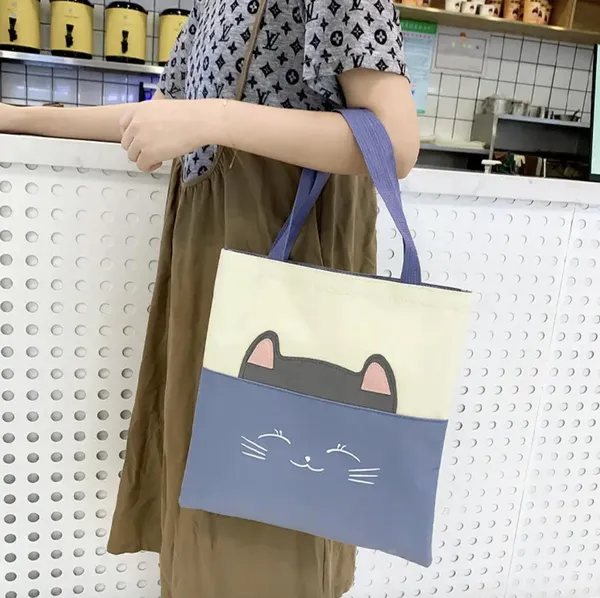 Рюкзак 4 в 1 шкільний для дівчинки Kitty (набір: рюкзак, шоппер, пенал, сумочка), голубий — фото 3